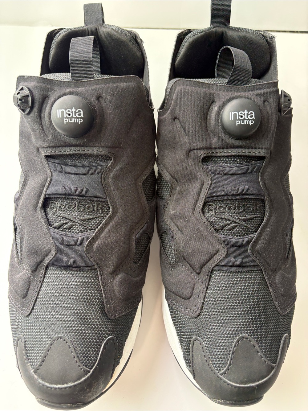 Reebok InstaPump Men’s Athletic Shoes in Black and White